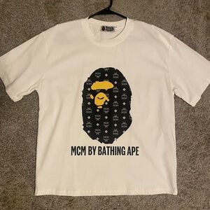 Mcm Bape Head tee